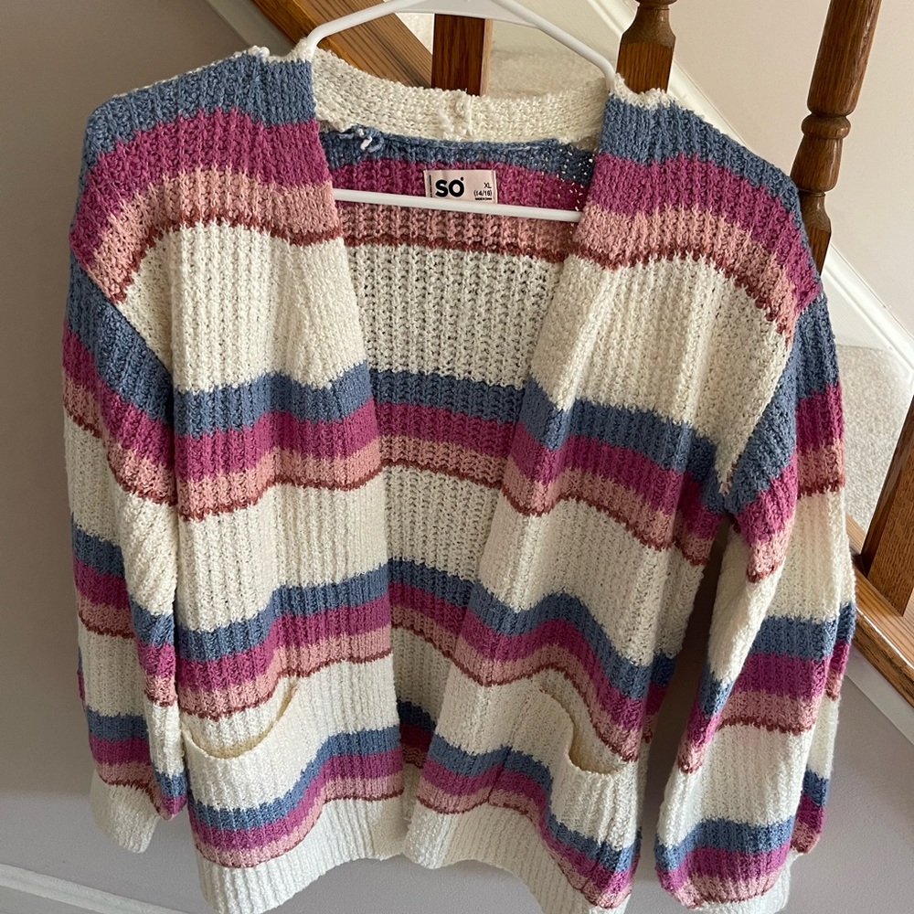 SO Sweater, Size XL( 14/16) for a girl.